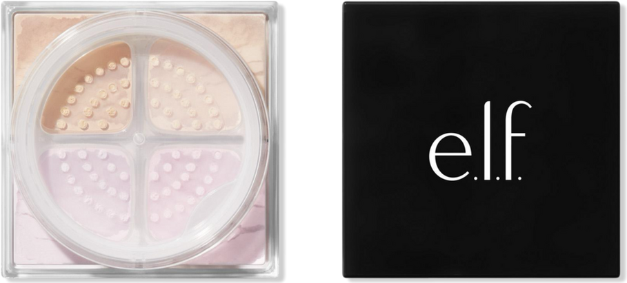 E.L.F. Set Bright Powder Quad Light - Medium