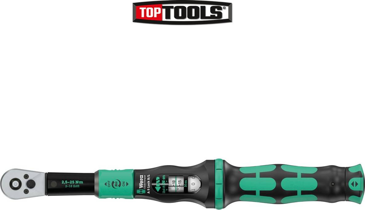 Wera Click-Torque Lock A 5 R L Momentnyckel