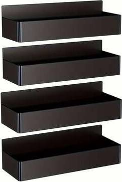 Shein 2Pcs Large Capacity Magnetic Spice Racks