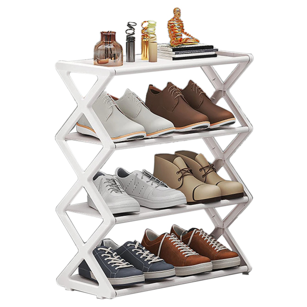 Typecat X-Shaped Steel Shoe Rack