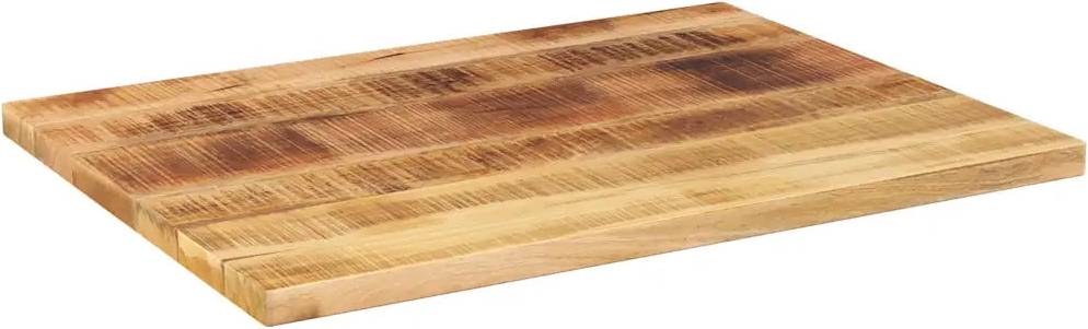 vidaXL Rough Mango Rectangular 90x60x3.8 cm Table Top