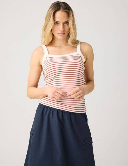 Apparel Ripptop Rib Strap Top Bio-Baumwolle