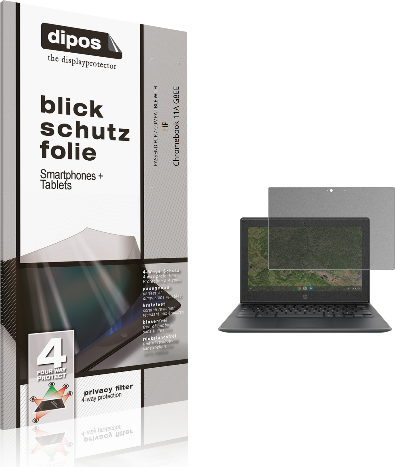 Dipos Screen Protector For Hp Chromebook 11a G8ee Privacy Filter