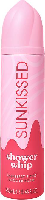 Sunkissed Shower Whip Raspberry Ripple 250ml