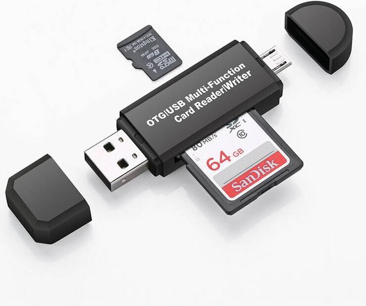 Micro-USB OTG Card Reader Adapter