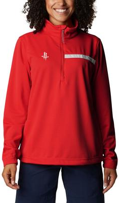 Columbia Red Houston Rockets Skiff Guide Fleece