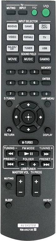 Sony av receiver Sony AV Receiver Remote Control RM-AAU071