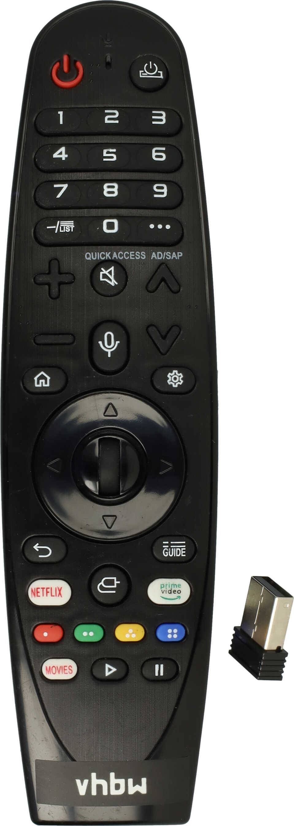 VHBW Télécommande Compatible LG 43UM6950DUB