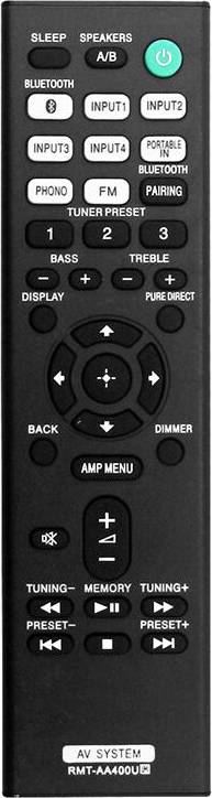 Torribaly RMT-AA400U Télécommande Remplacement Stereo Receiver STR-DH190