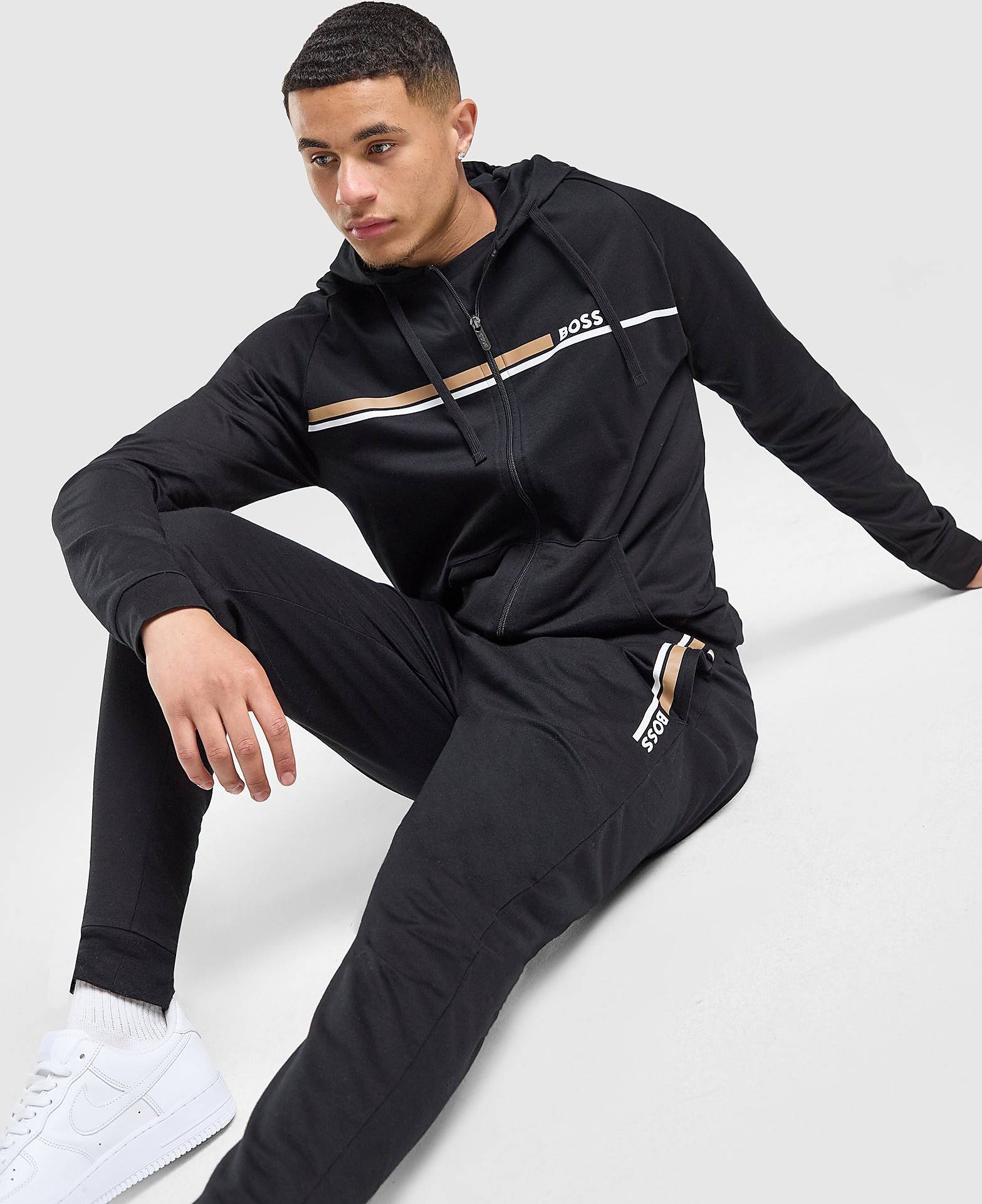 BOSS Authentic Full Zip Hoodie - Sort