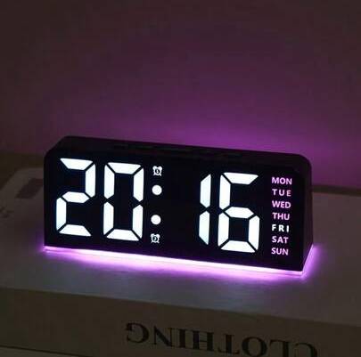 RAF USB Powered LED Digital Electronic Alarm Clock