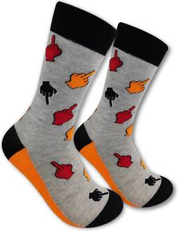 Unisex Socks Funny Middle Finger Rude Cheeky