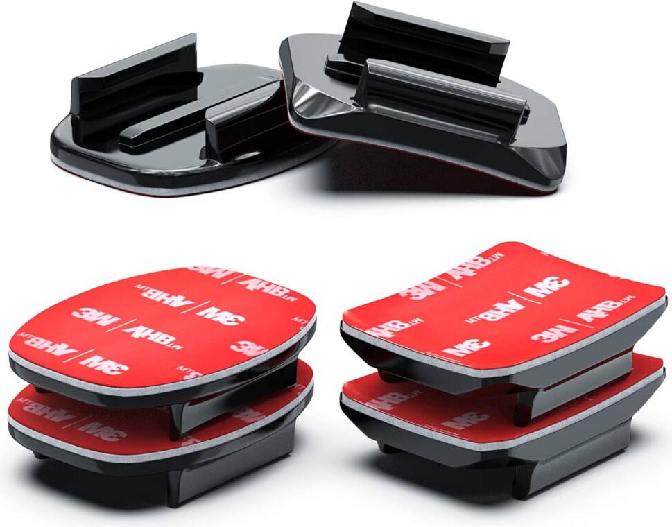 Adhesive Mounts Versatile Compatibility GoPro Hero