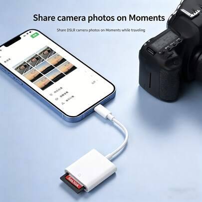 Sd card reader Shein Lightning To SD Card Reader Adapter