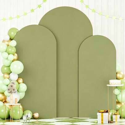 Shein Ivory Arch Backdrop Cloth