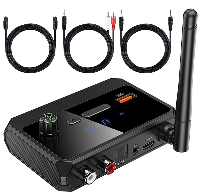 Typecat Bluetooth Adapter Stereo Receiver 5.3 Wireless Audio