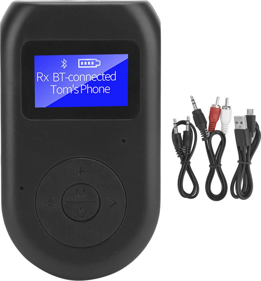 Universal Bluetooth Audio Adapter with Visual Display