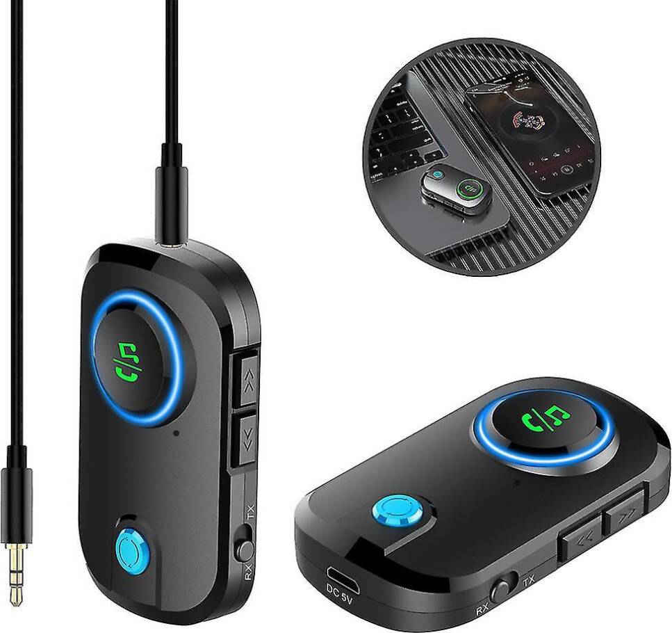 Trasmettitore Ricevitore Bluetooth 5.0 con Microfono
