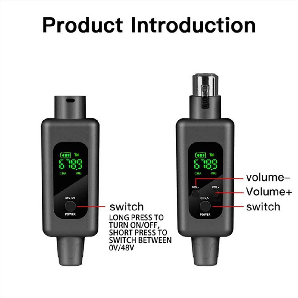 2.4G UHF Wireless Audio Transceiver System