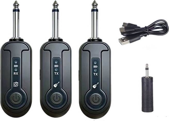 Wireless guitar system Wireless Guitar System Rechargeable Audio Transmitter
