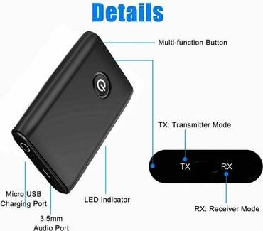 2 In 1 Wireless 5.0 Receiver Transmitter