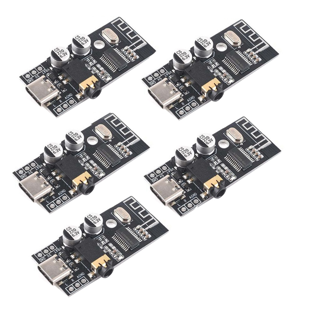 5PCS Wireless Bluetooth Audio Receiver Board Module