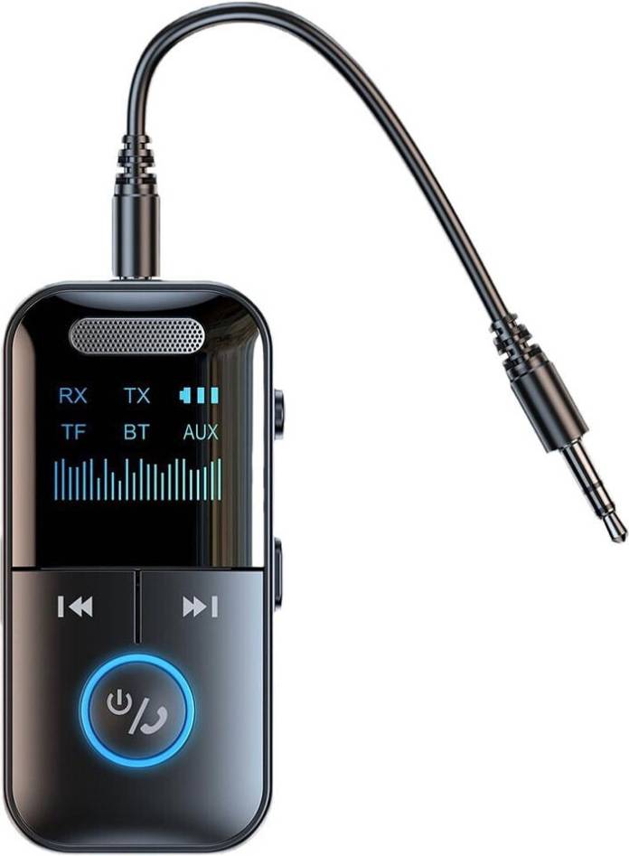 Bluetooth Receiver Transmitter 2-In-1 Digital Display