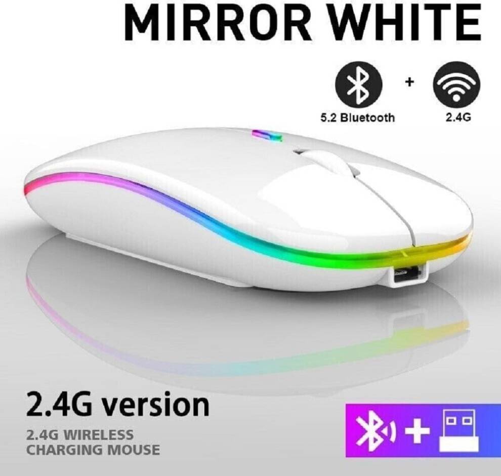 Mouse Wireless Bluetooth Ricaricabile 2 4 GHz