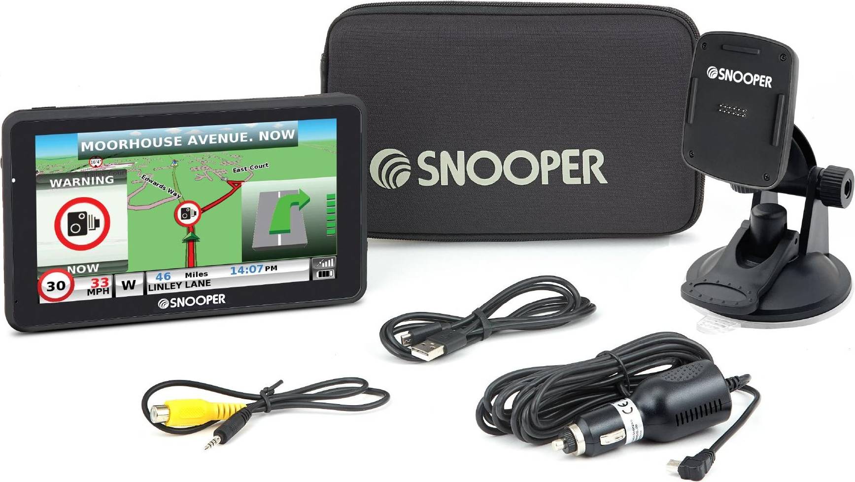 Navigationssystem Snooper S9900 9 Inch Navigationssystem