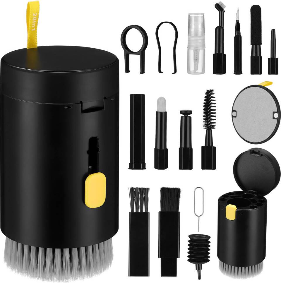 Vaguelly Electronic Cleaner Kit Abs Assorted Color Camera Lens