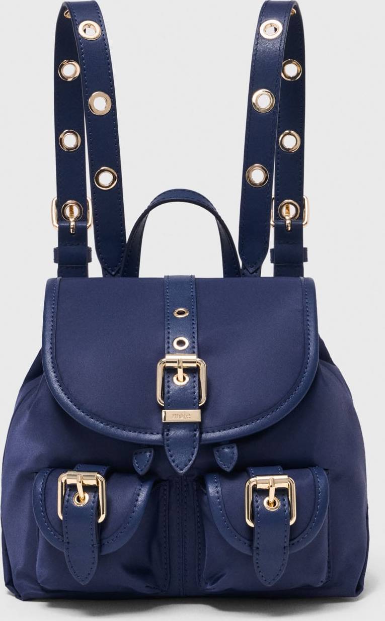 Maje Mini Leather Nylon Backpack