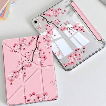 Shein Sakura Tree Pattern Tablet Protective Case