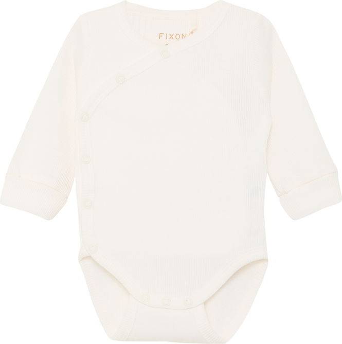 Fixoni Wrap Body Ls Rib Solid Cream