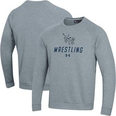 Under Armour Gray Colorado Rival Fleece Raglan Pullover Sweatshirt