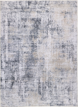 Machine washable area rugs Delara 5 x 7 Machine Washable Area Rug Blue 60x"