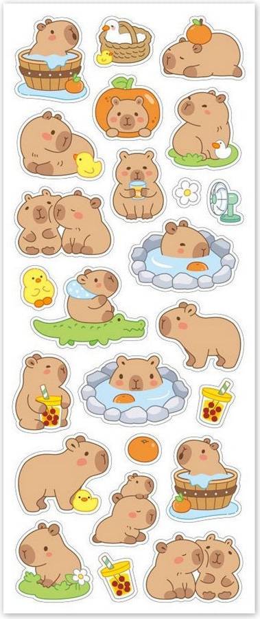Stickers Capybara