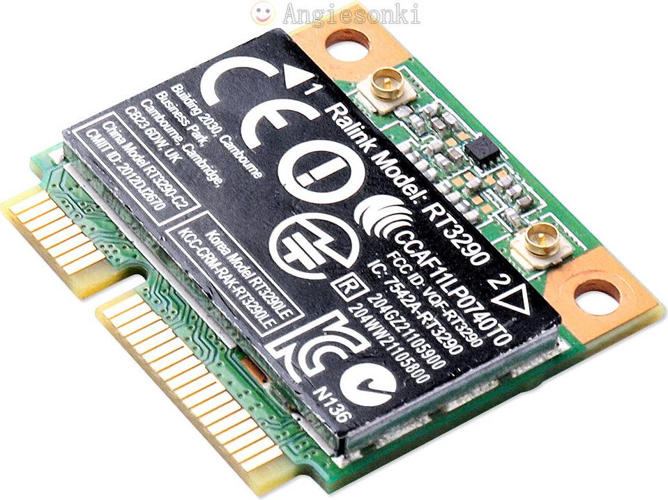 HP Ralink RT3290 Bluetooth Mini PCIe WLAN Card