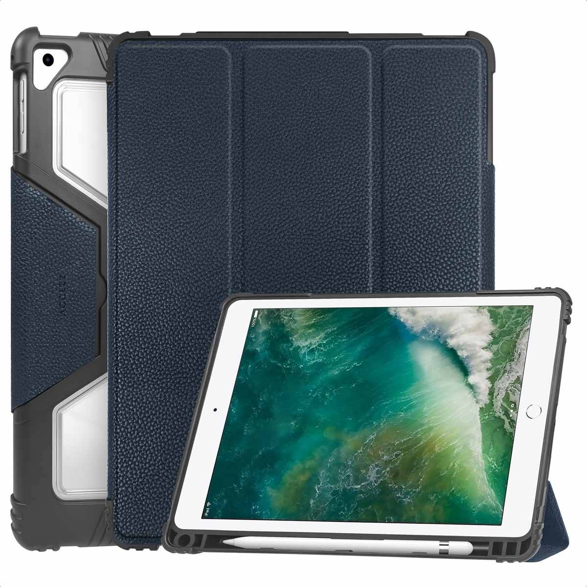Accezz Rugged Trifold Bookcase iPad 6 2018 9.7 Inch