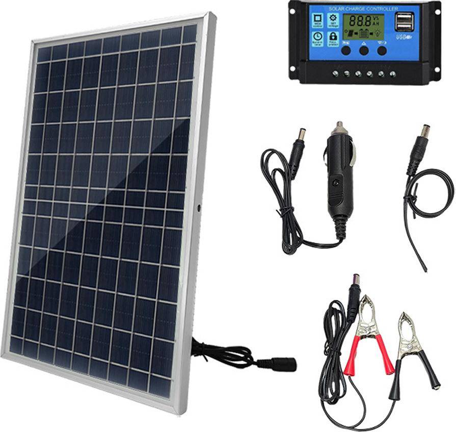 ANENG 10W Polysilikon Solpanel Set Kit