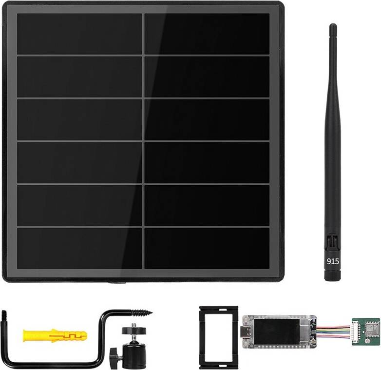 Kepptory 5W Meshtastic Solar Powered Kit T114 GPS Module