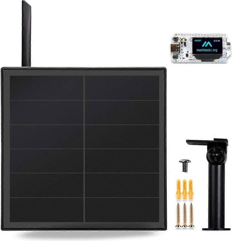 8W Meshtastic Solar Panel Heltec V3 LoRa Node