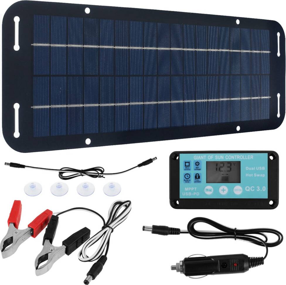 12v solar panel 20W 12V Solar Panel Kit USB