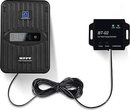 Solar controller Eco-Worthy 40A MPPT Solar Charge Controller 12V 24V DC Input Bluetooth Module