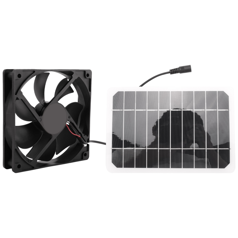 Solar Panel Fan Set 5V 6W Mini Cell DIY Plate Kit