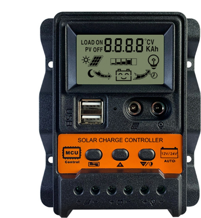 30A Solar Charge Controller USB LCD