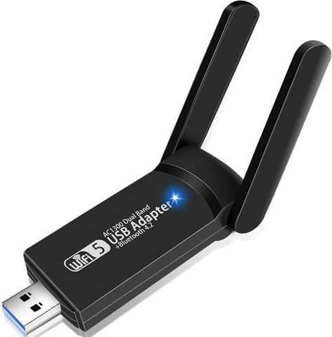 Usb bluetooth adapter USB WiFi Bluetooth Adapter 1300Mbps