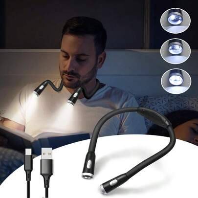 Shein LED Neck Reading Light USB Rechargeable