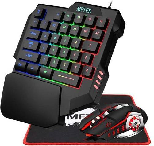 Gaming keyboard and mouse One Hand Gaming Keyboard Mouse Combo