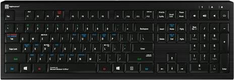 Pc keyboard LogicKeyboard Astra 2 Pc Backlit Shortcut Keyboard