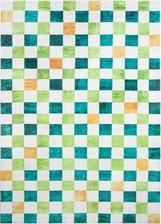 Niko Checkmate Kids Washable Area Rug